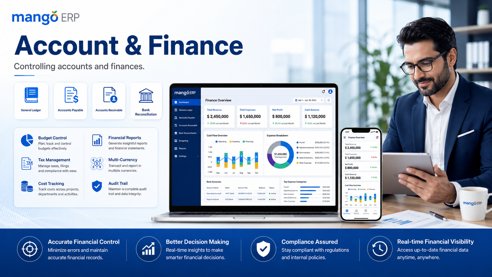 Mango ERP finance and accounting